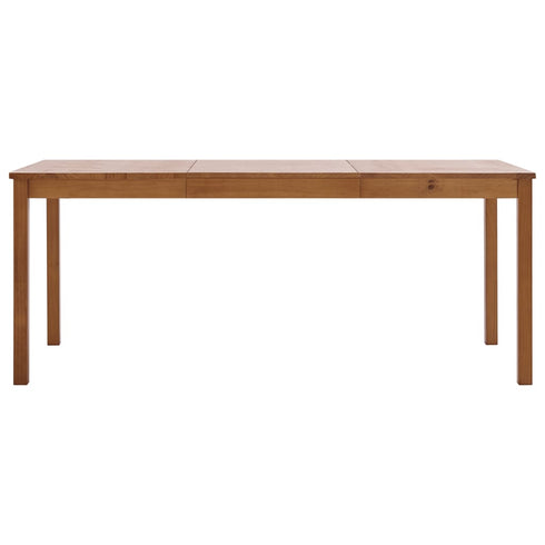 Maison Madeleine -  9 Piece Dining Set Pinewood Honey Brown
